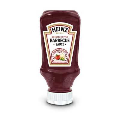 Heinz Barbecue Sauce Top Down 220ml